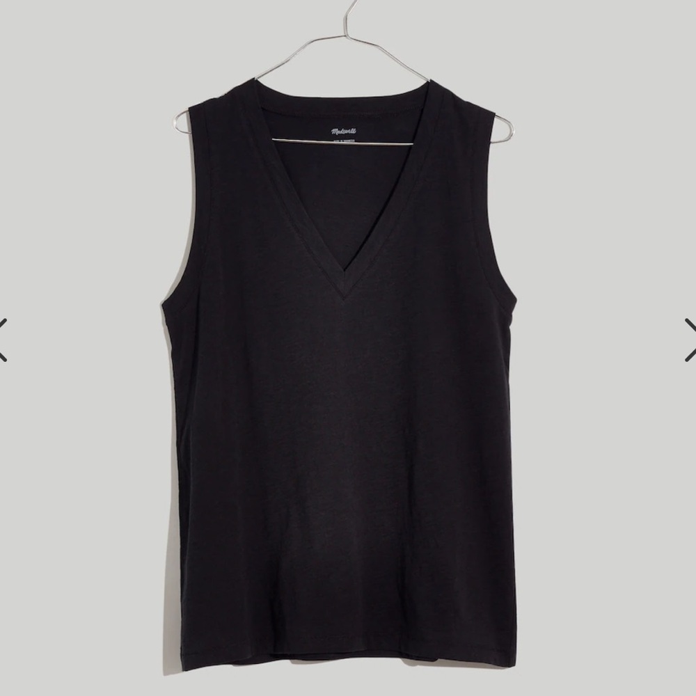 NWT Madewell Whisper cotton V-neck Tank